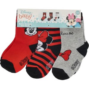Minnie Mouse Baby Sokken - 9 Paar - Maat 74/80