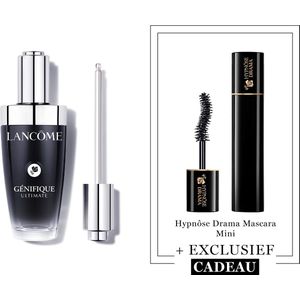 Lancôme Génifique Ultimate Serum + Cadeau - Génifique Ultimate Serum 50ml & Hypnose Drama Mascara 2ml Cadeau - Génifique Ultimate Serum is verrijkt met Beta-Glucaan-CM - Handig Reisformaat Mascara - Totaal 52ml