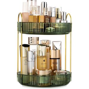 Unyqoos ® Multifunctionele Draaibare Make-up En Skincare Organizer Voor Badkamer En Slaapkamer