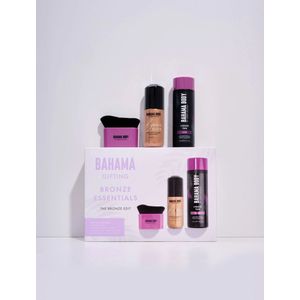 Bahama Body | Bronzed Essentials Gift Set - Liquid Tanning / Kabuki Brush / Bronze Elixer - Vegan