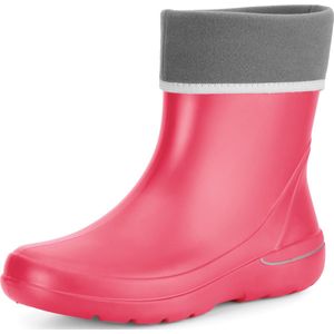 Ladeheid Dames Regenlaarzen - Vedergewicht Thermo Rubber Laarzen Gevoerd - EVA - LA-CA-RomaWinter - Fuchsia - 36/37