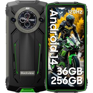 Blackview BV8200 Outdoor Smartphone 36GB+256GB Android 14 6,5 4G Dual SIM NFC 50MP+32MP Camera NFC GPS Groen