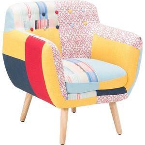 MELBY - Chesterfield fauteuil - Multicolor - Polyester