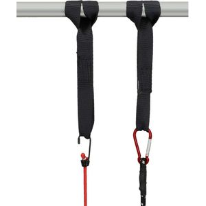 CARTREND 10684 Spanbanden voor motorfiets, transport, camping, werkplaats, landbouw, trekkracht 1000 kg, 4 stuks