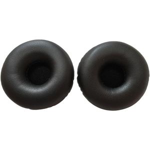 Oorkussens voor koptelefoon - Zacht Eiwitleer - Geschikt voor diverse modellen - Zwart - 60 cm