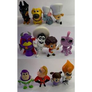 Pixar minis 12 stuks met o.a. Finding Nemo en Monsters  (+/- 4 cm)