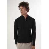 Felix Hardy Pullover Met Halve Rits - 100% Katoen Heren Zwart - 2Xl