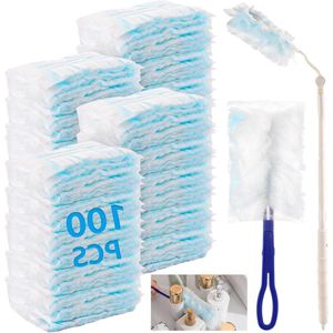 Stofmagneet navulverpakking voor stofwisser met telescoopstang - 102 stuks - Pronto plumeau - dierenharen verwijderen - stofverwijdering met 1 handgreep - telescopische plumeau