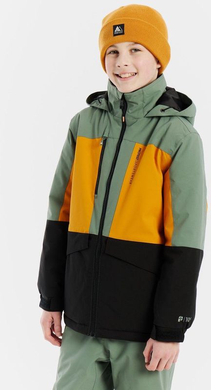 Protest Prtmilan - Skijas Jongens - Winterjas - Skipasvak - Waterkolom 10K – Caramel Yellow