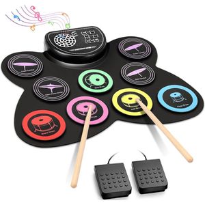 DailySupplies® Elektrisch Drumstel - Drumstel voor kinderen en Volwassenen - Zwart