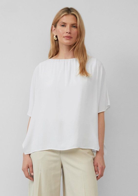 Chic T-shirt - Zwart - Chiffon - Losse Pasvorm