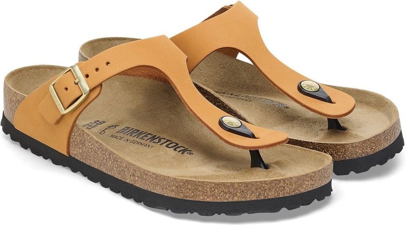Birkenstock - Gizeh - Slippers - Burnt Orange - Soft Nubuck