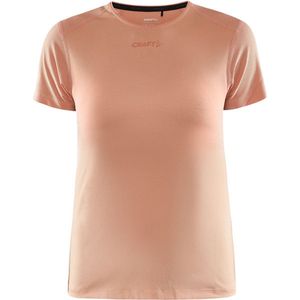 Craft Adv Essence SS Slim Tee Dames - sportshirts - oranje - Vrouwen