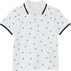S'Oliver Boy-Polo--01B2 WHITE-Maat 104/110