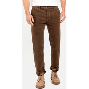 camel active Relaxed Fit corduroy Chino mit Thermofutter - Maat menswear-32/34 - Bruin