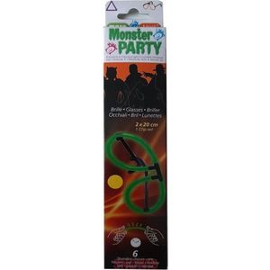 Maro toys - Monster party kniklicht bril Groen
