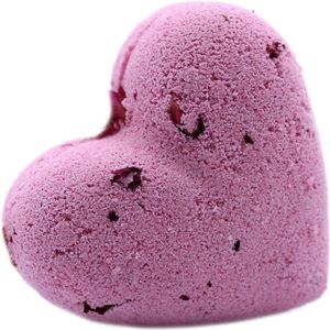 2 x Love Heart Bath Bomb 70g - Ylang & Rose