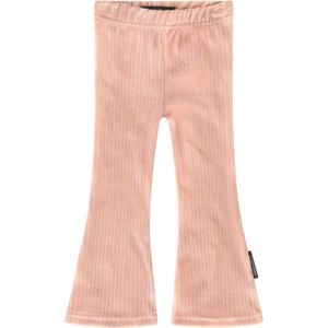 Your Wishes Rib Flared Legging - Flared Broek - Roze - Meisjes - Maat: 98/104
