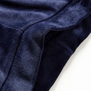 vidaXL - Kinderbroek - Donkerblauw - Ribfluwelen Broek met Wijde Pijpen