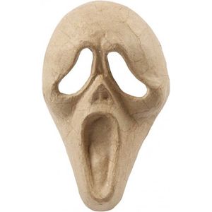 CC Papier Maché Masker Scream 15x25 cm