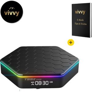 IPTV Box - Android TV Box - Multifunctioneel - 2160p - Inclusief HDMI Kabel en Afstandsbediening