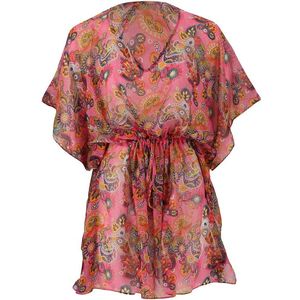 Overtop Dames Beach Zomerjurkje Multi/Pink
