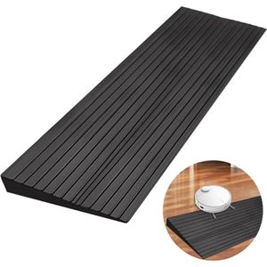 Drempelramp 100 x 5 x 1 cm PVC, niet-slip rolstoelramp, zelfklevend overgangsprofiel voor drempel