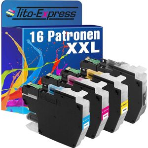 PlatinumSerie 16x inkt cartridge alternatief voor Brother LC-3211