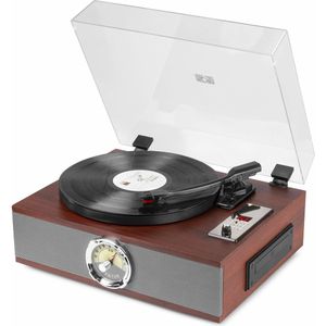 Retro Platenspeler met Bluetooth, FM Radio en CD Speler - Fenton RP180 - Hout