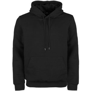 Indicode INHuntsville Heren Trui met capuchon - zwart - L