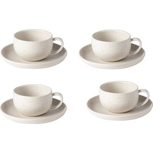 Pacifica by Casafina servies Creme kop en schotel set van 4 Made in Portugal