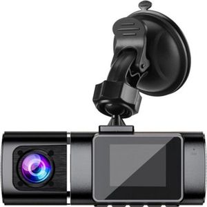 Dash Camera voor en Achter Dual Lens Vehicle Cam met Loop Recording en Gravity Sensing - HD Car Dashcam voor Rijveiligheid - 170 Graden Groothoek