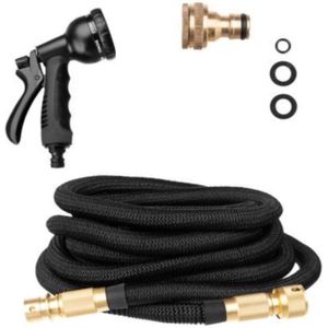 Ariko Extreme Hose flexibele tuinslang – Elastische garden hose 22m – uitrekbare tuinslang – tuinsproeier - zwart