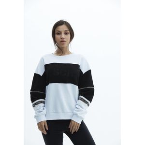 SCR. Nemra - Dames Sweater - Trui met afritsbare mouwen - Maat S