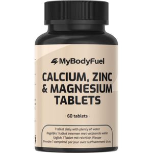 MyBodyFuel - Calcium Magnesium Zink Tabletten - 3-in-1 Mineralencomplex - 60 Tabletten
