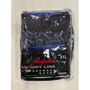 2 stuks Australian Boxershort- Donker Blauw -S