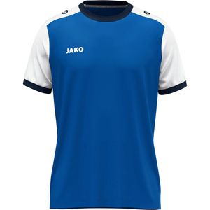 Jako Dynamic Shirt Korte Mouw Kinderen - Royal / Wit / Marine | Maat: 140