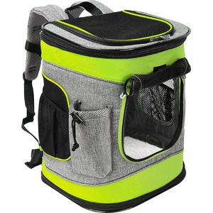 Bastix - Tirrinia Pet Dog Carrier Backpack, Pet Carrier Bag met gaas voor middelgrote honden Katten, 1,5 lbs Puppy Carrier Draagbare reistas
