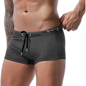 Stijlvolle Heren Zwemshorts - Verstelbare Lage Taille - Sneldrogend Materiaal - Perfect voor Zwemmen & Watersportactiviteiten - Comfortabel en Duurzaam - Maat XL