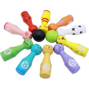 Bowlingset kinderen - Bowling - Bowlingset - Speelgoed - 10 pins - Educatief speelgoed - Perfect voor op vakantie!