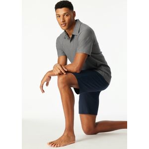 Schiesser – Selected Premium – Pyjama – 182600 – Night Blue – Maat M