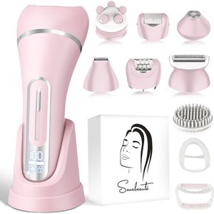 Sansbeauté - 7 in 1 Ladyshave - Scheerapparaat - Voor Vrouwen - Waterproof