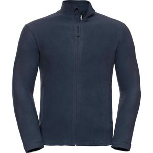 Russell Europa Heren Volledige rits Anti-Pill-Microfleece Top (Franse marine)