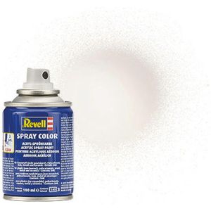 Revell Hobbyverf Acrylverf - #4 White - Gloss - Acryl Spray - Verf spuitbus - 100 ml