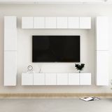 The Living Store TV-meubel - spaanplaat - 60 x 30 x 30 cm - wit - montage vereist