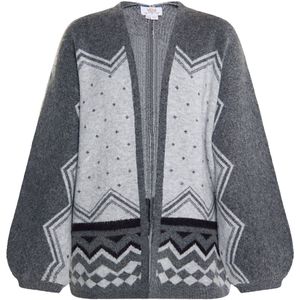 usha - FESTIVAL - Gebreid Vest - Zacht - Grafisch Breipatroon