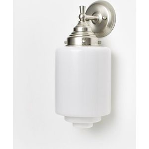 Art Deco Trade - Wandlamp Getrapte Cilinder Medium Royal Matnikkel