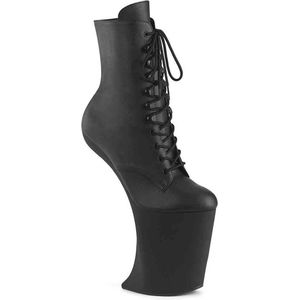 Pleaser - BEWITCHED-1020 Plateau Laarzen, Paaldans schoenen - US 8 - 38 Shoes - Zwart