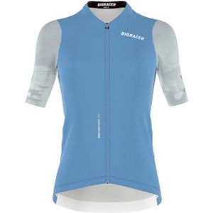 Bioracer Icon Korte Mouw Wielertrui Blauw S Vrouw