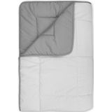 Walra Travel Textiles - Camper en caravan beddengoed - Dekbed 240 x 200 - Travel Bed-in-Bag - Lichtgrijs / Antraciet